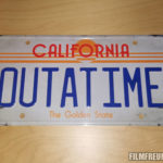 OUTATIME-Nummernschild (Distressed Look)