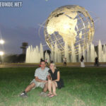 Globus in Flushing Meadows, New York (z.B. "Men in Black", "King of Queens")