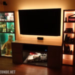 Unser Wohnzimmerschrank im dunkeln